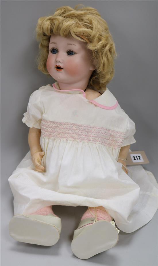 An Armand Marseille Otto Gans bisque head doll, no. 975 A11M